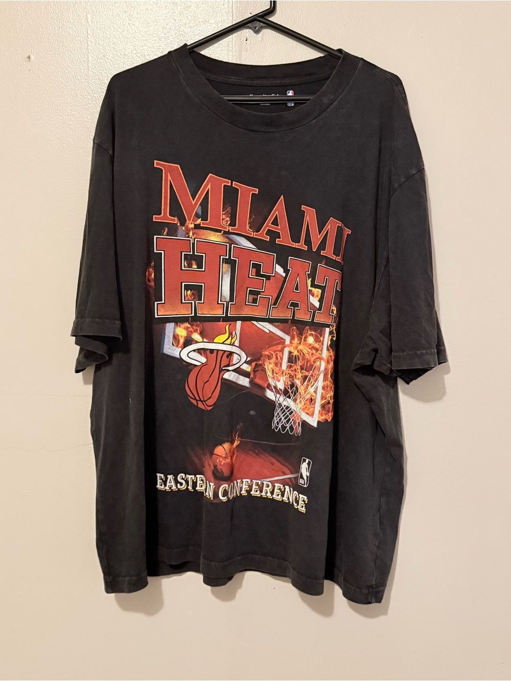Abercrombie & Fitch Black Miami Heat Graphic Tee